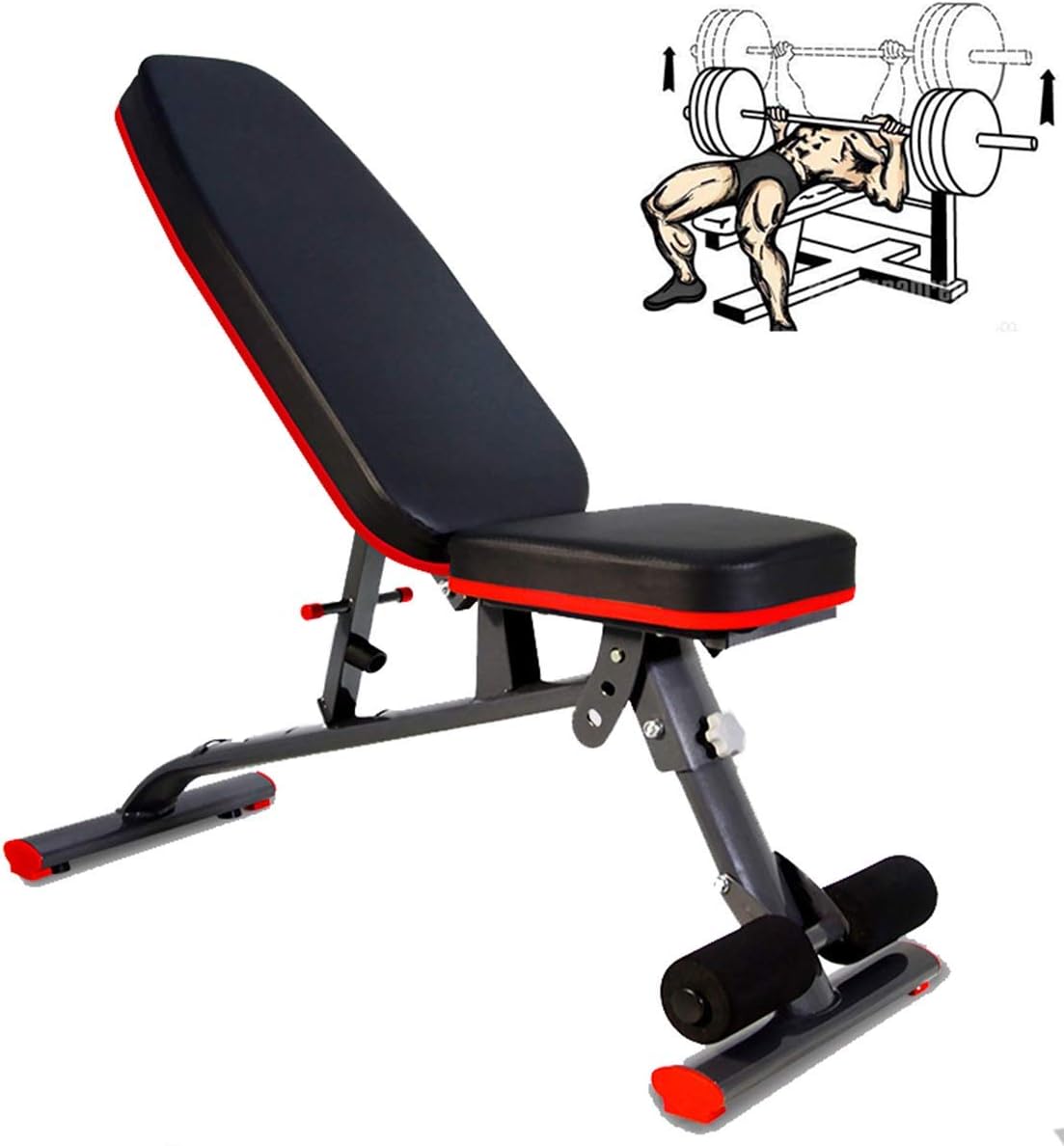 Banca Libre  para ejercicios – Fuerza y estabilidad para tu entrenamiento en casa o gimnasio