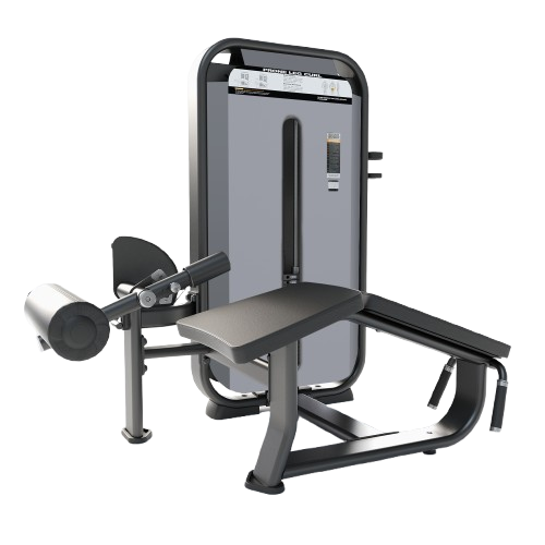 El femoral hechado de total fitness es una  maquina para un gimnasio moderno en Lima 