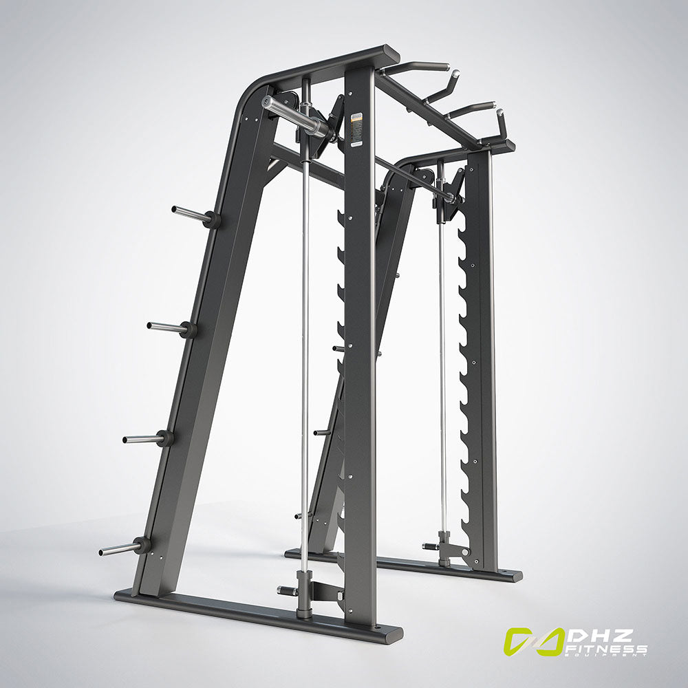 Máquina Smith E7063 para ejercicios en gimnasios de alto transito